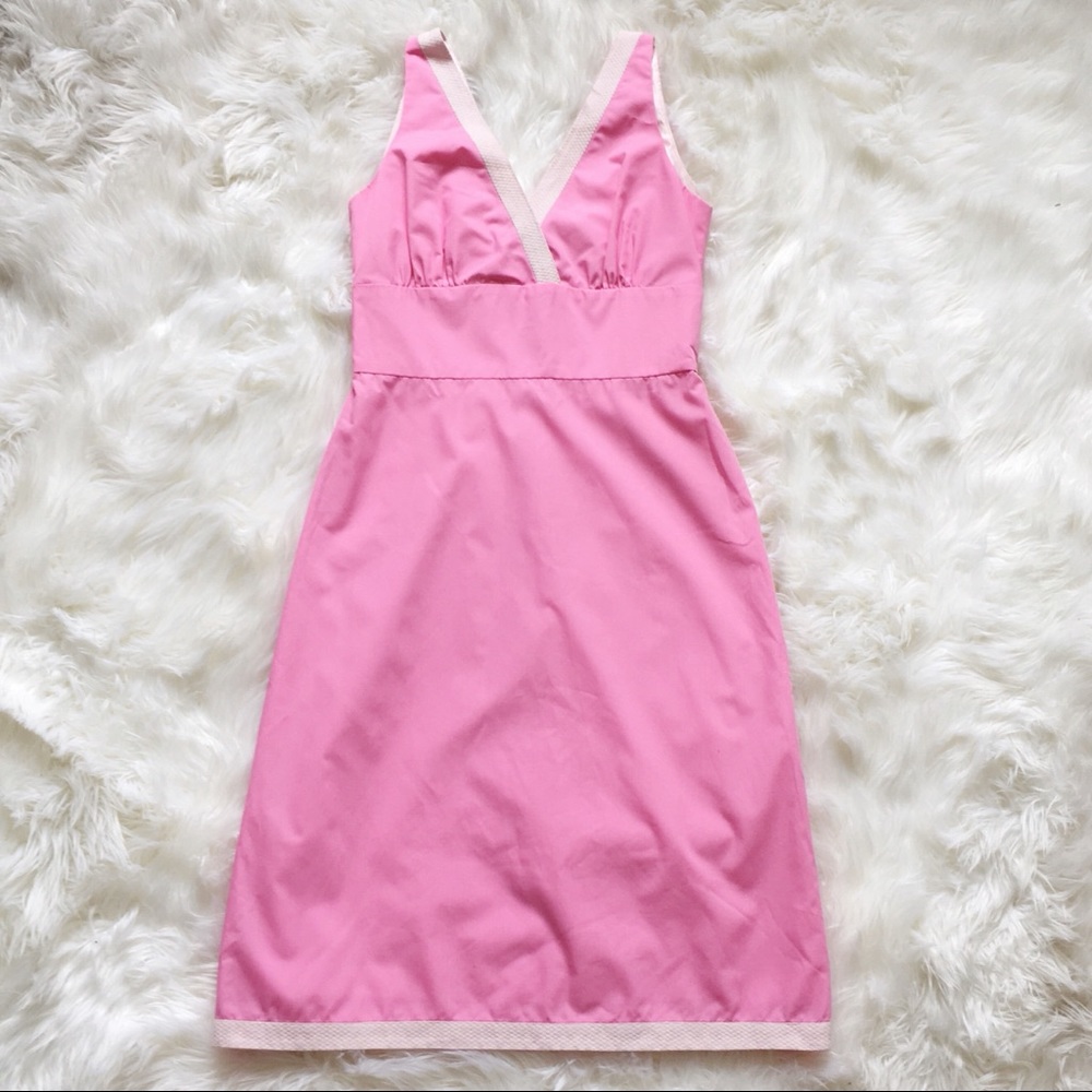 VANESSA FOX | Vintage Pink V-Neck Wrap Dress 8 M